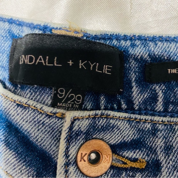 Kendall + Kylie Womens Light Blue Washed The High Rise Skater Jeans Size 9/29 - Picture 7 of 8